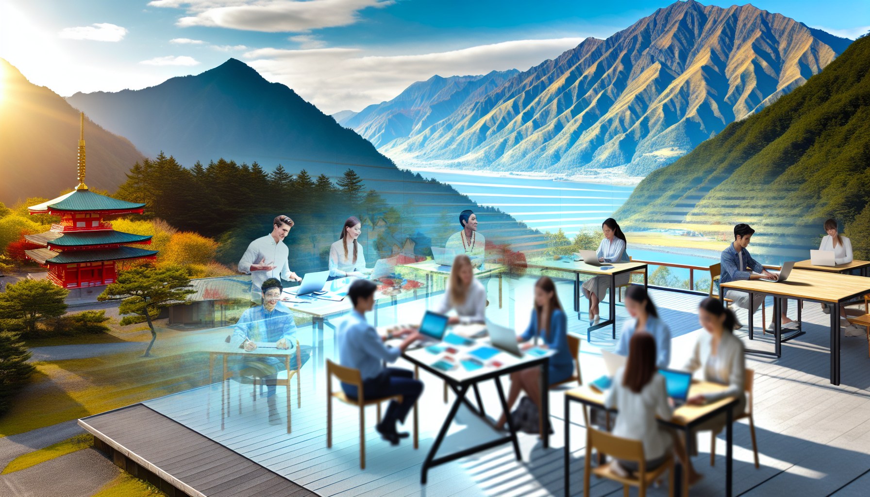 デジタルノマドと地域住民の交流